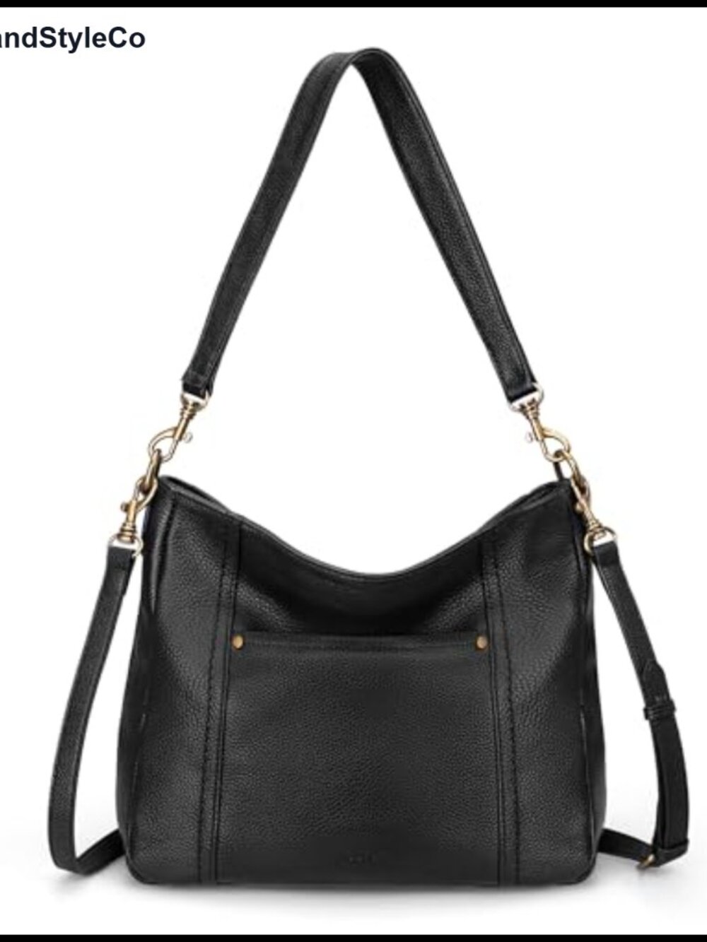 Genuine Leather Hobo Crossbody Bag Women Shoulder Handbag